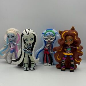 Mattel Monster High Dolls - Black, White, Blue, Brown
